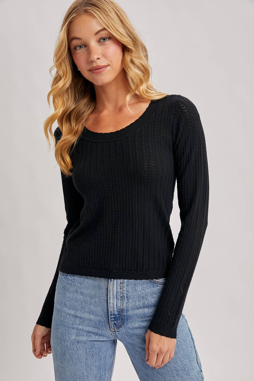 Journey Pointelle Top