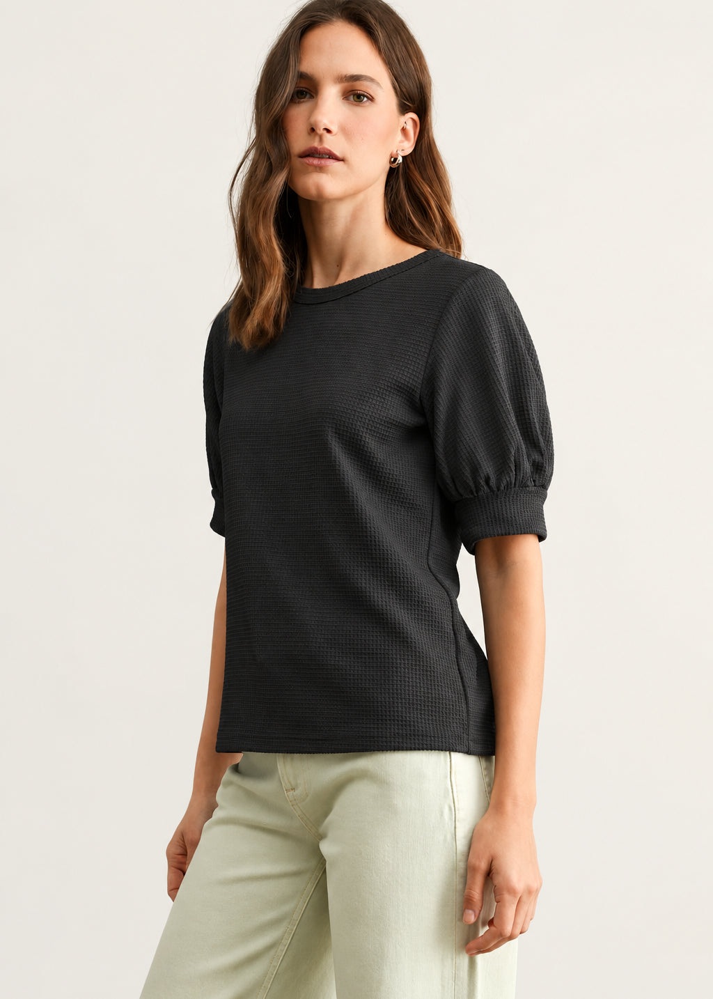 Maddy Waffle Knit Top