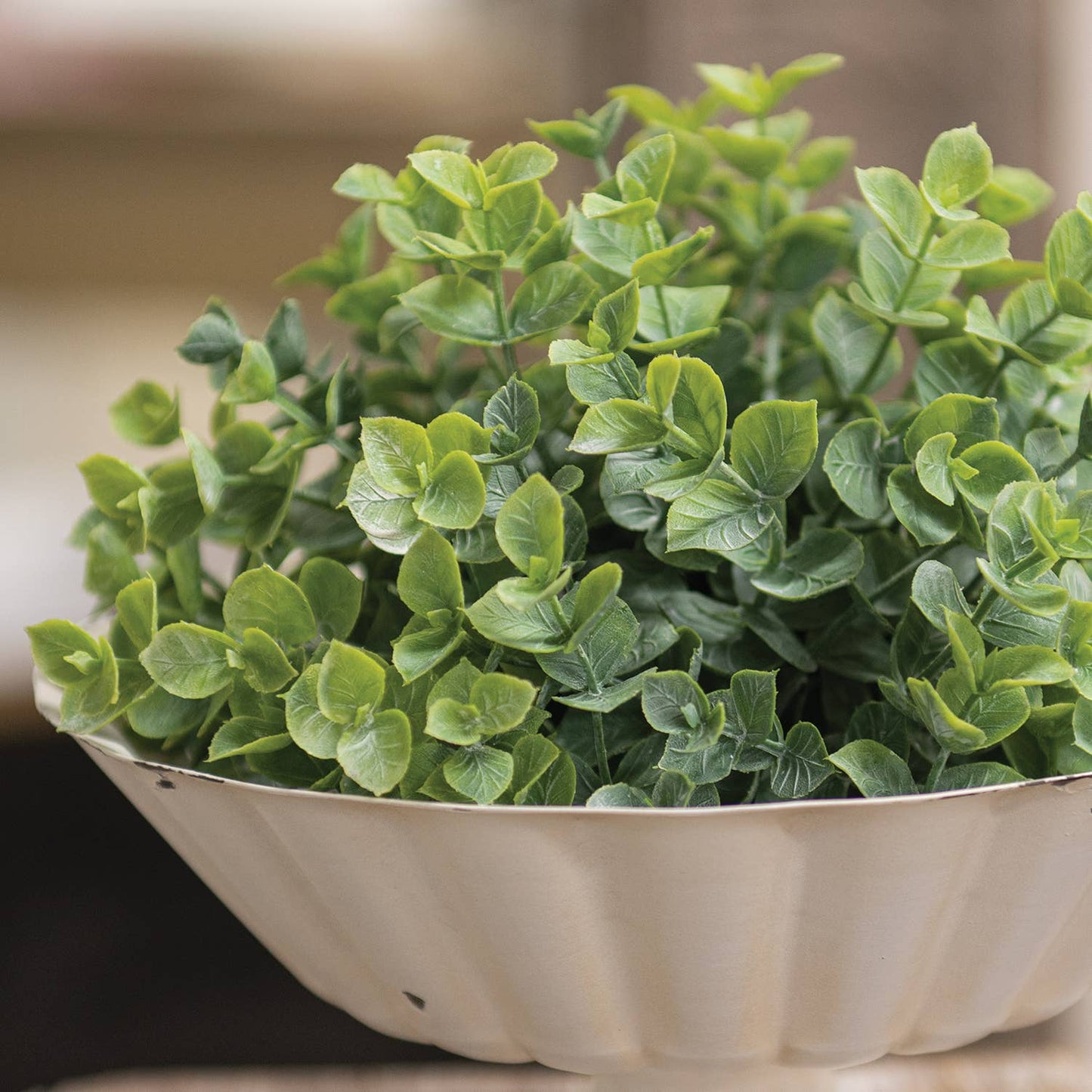 Faux Eucalyptus Half Sphere