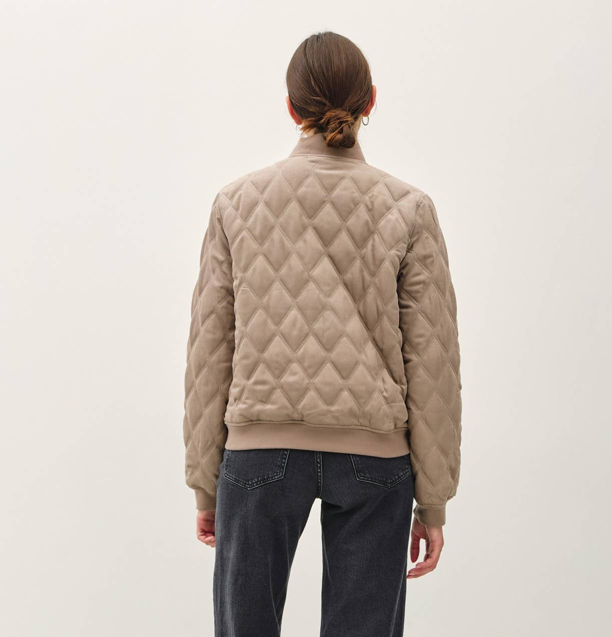 Desi Quilted Bomber Jacket