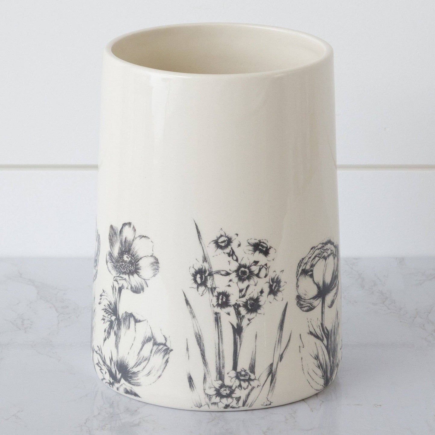 Botanical Print Crock