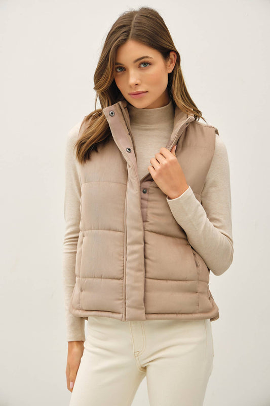 Kimber Quilted Vest - 3 Colors