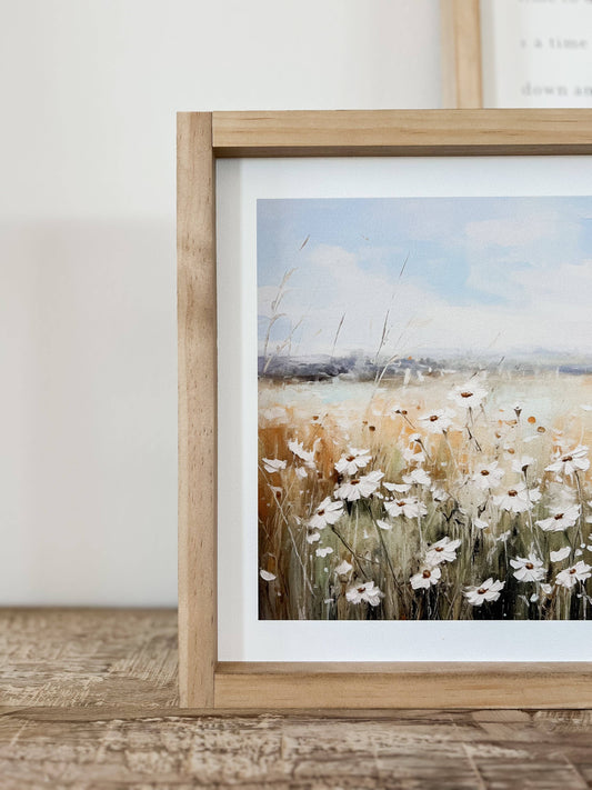 Field of Flowers Framed Print