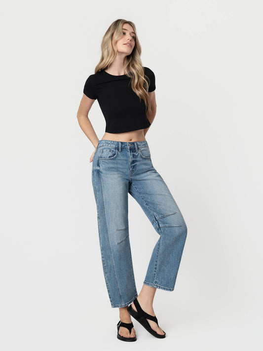 Romie Barrel Leg Jeans