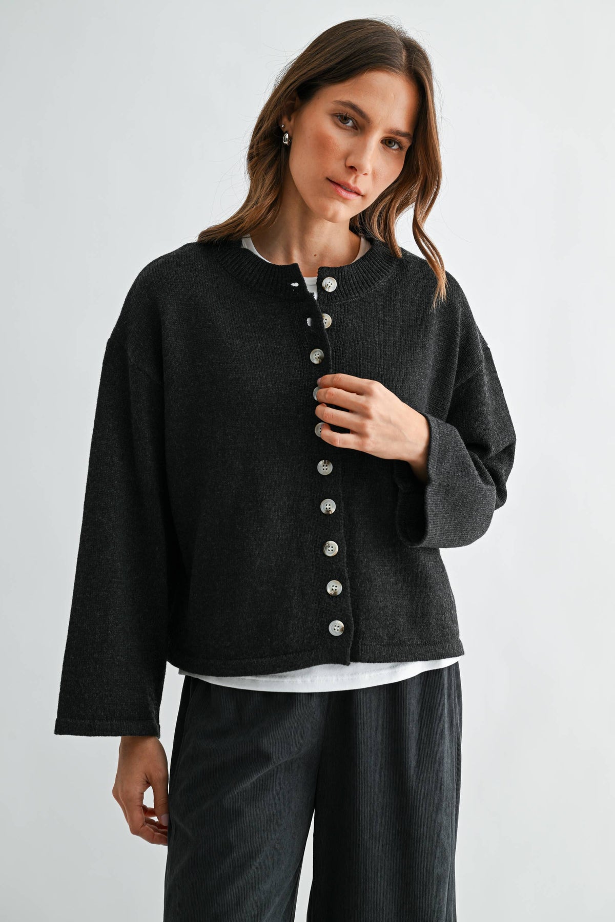 Nessie Button Cardigan