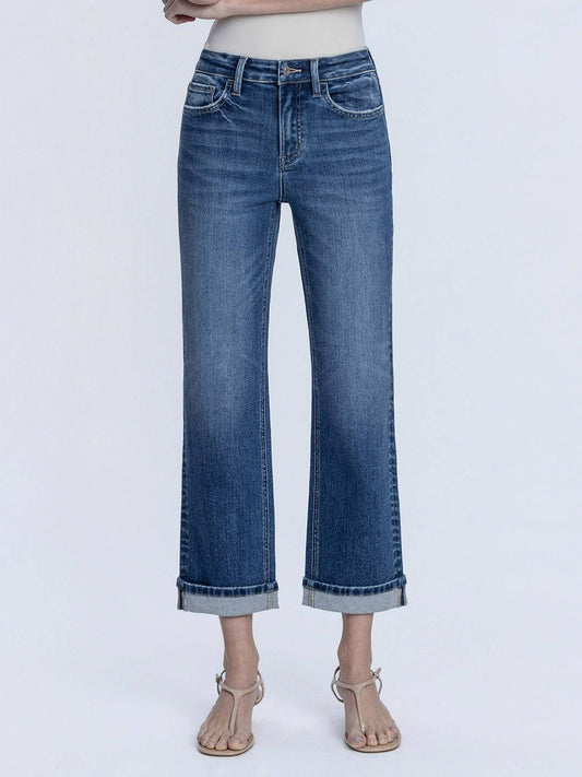 Idol Cuffed Straight Jeans