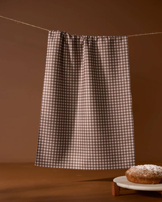 Hearth Plaid Tea Towel