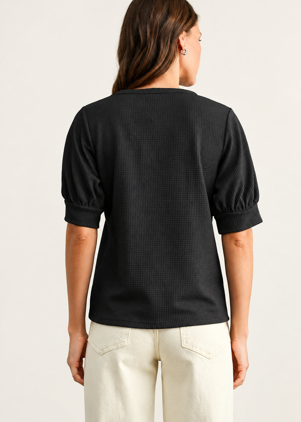 Maddy Waffle Knit Top