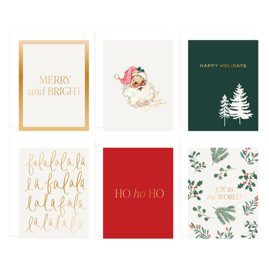 S/12 Boxed Holiday Card Set