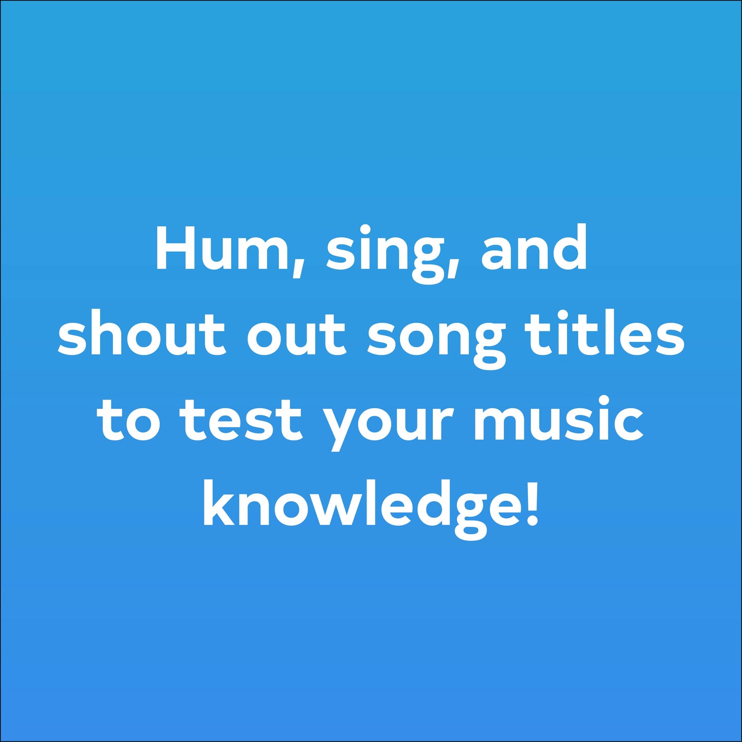 Name That Tune Trivia