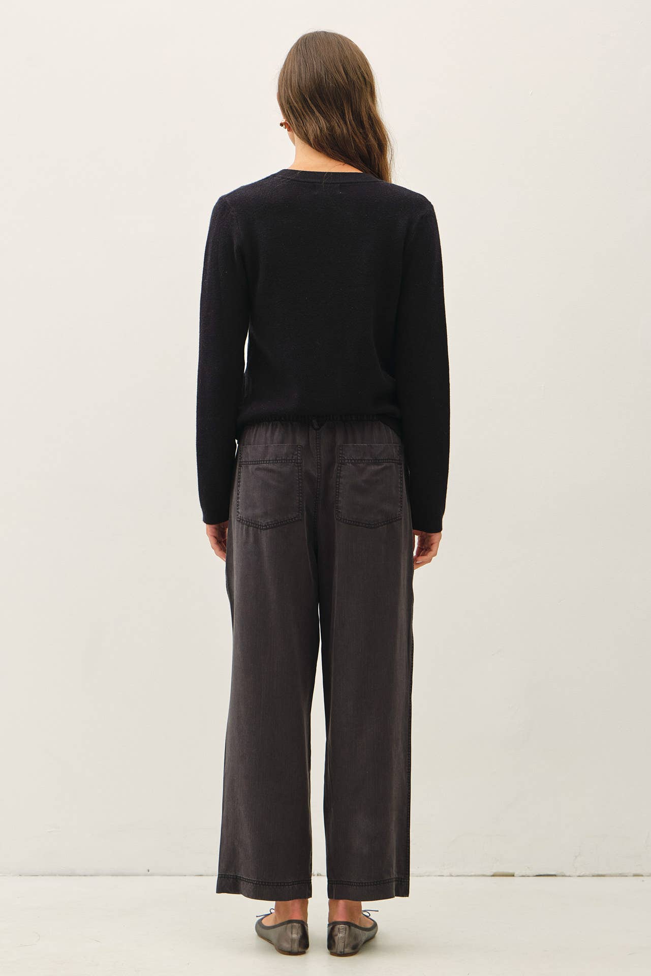 Wide Leg Tencel Pants