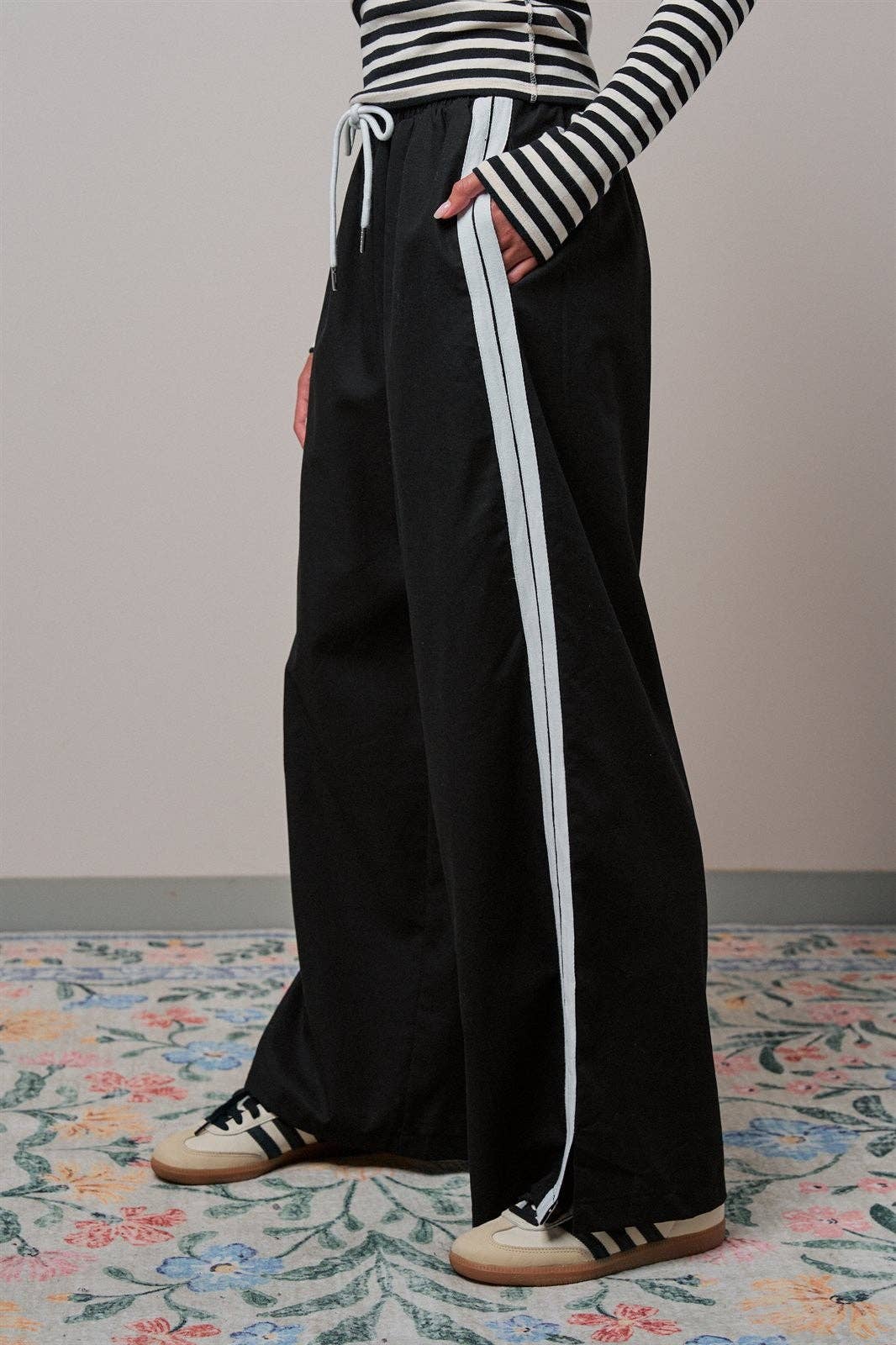 Linen Track Pants