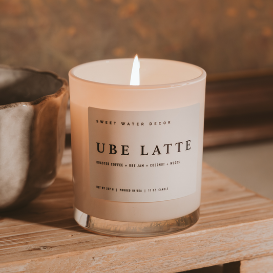 Ube Latte Soy Candle 11oz