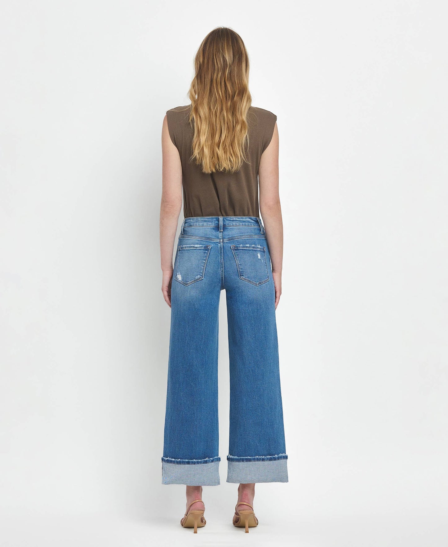 Madyson Cuff Wide Leg Jeans