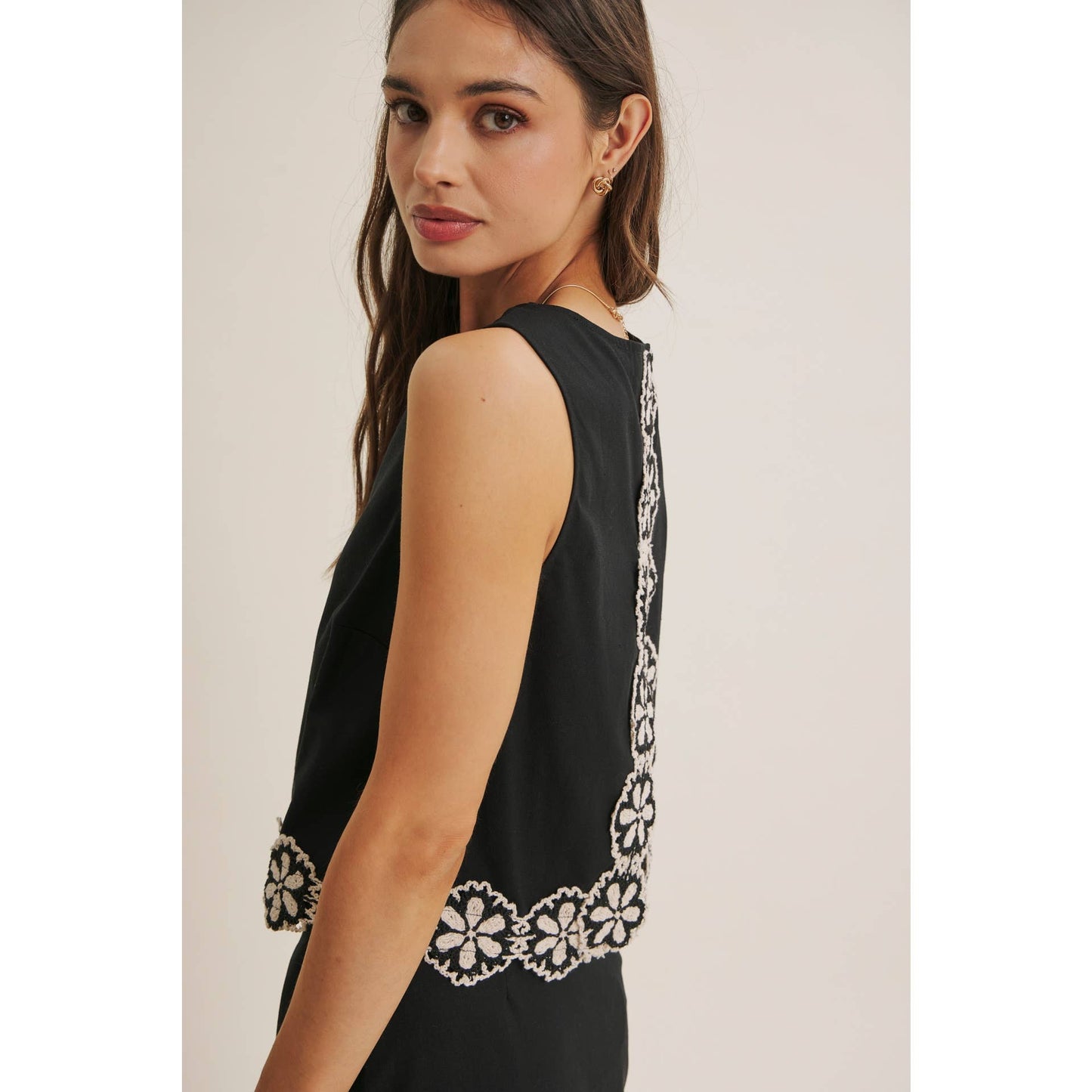 Crochet Detail Tank