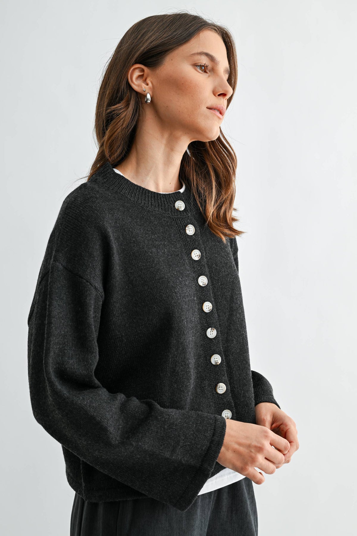 Nessie Button Cardigan