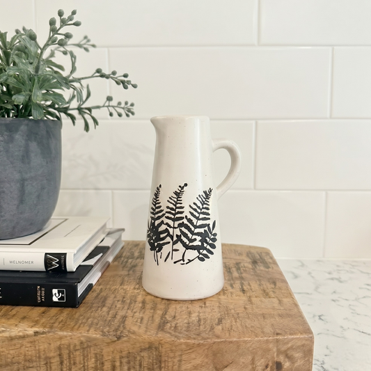 Fern Print Vase