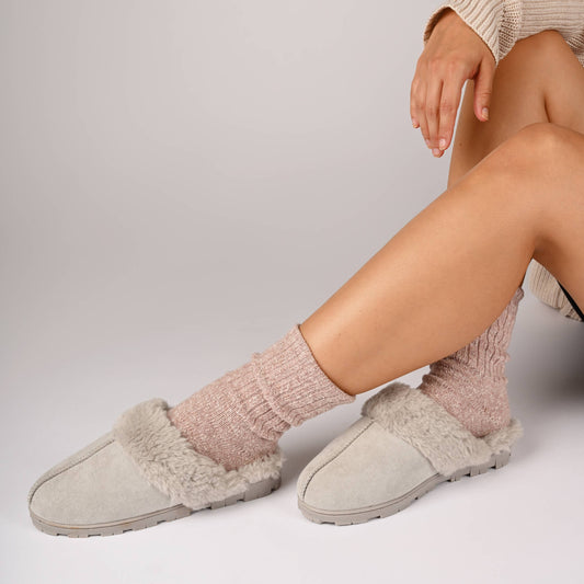 Juno Faux Fur Slippers