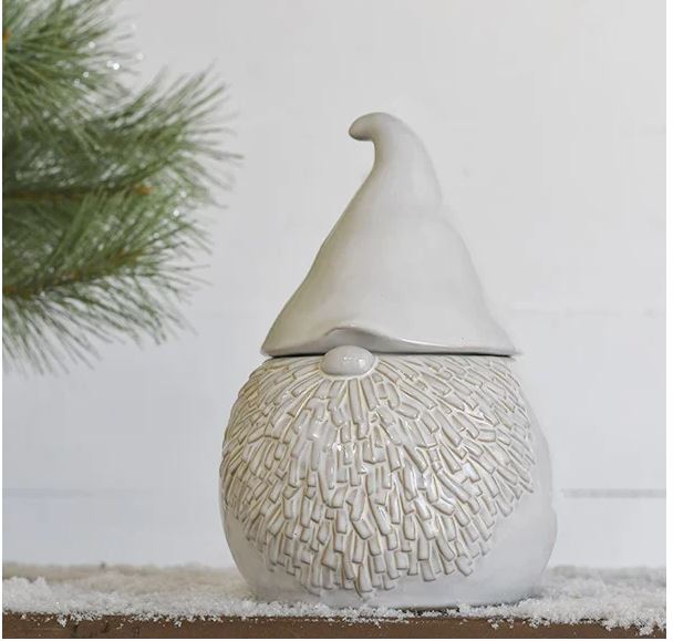 Ceramic Gnome Jar
