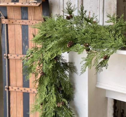 6' Hemlock Garland