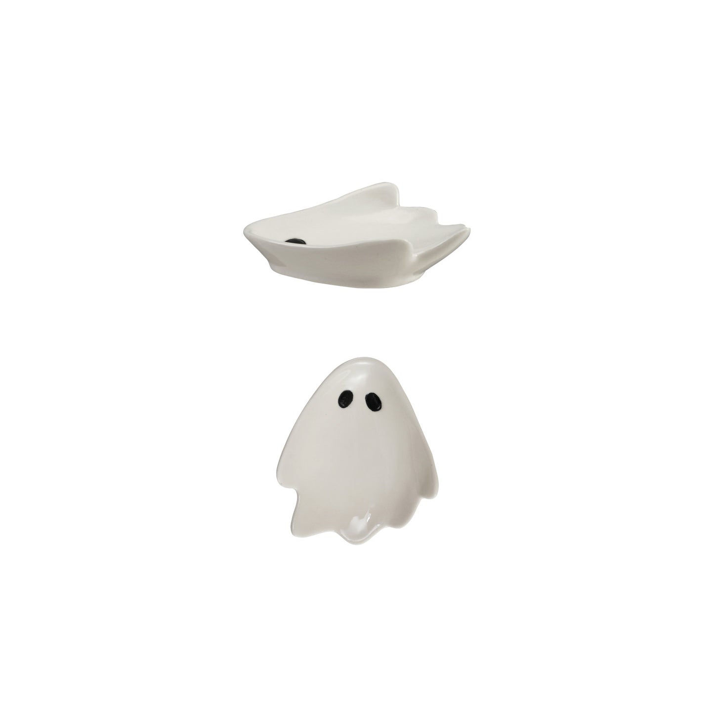 Stoneware Ghost Dish