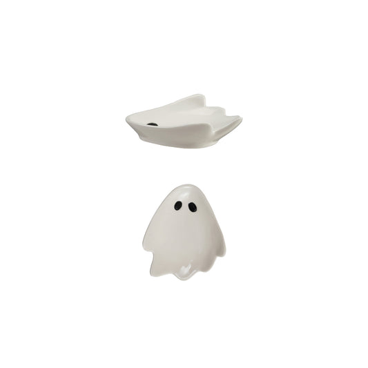 Stoneware Ghost Dish
