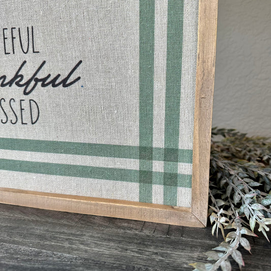 Grateful Wood Sign