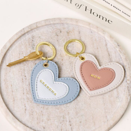 Grandma Heart Keychain