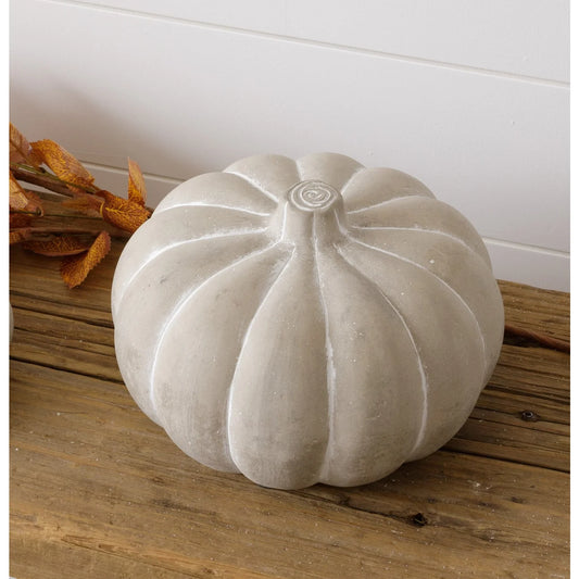 Cement Pumpkin