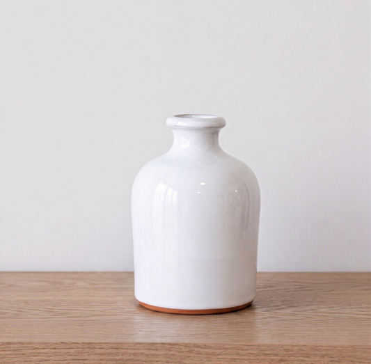 Morgan White Vase