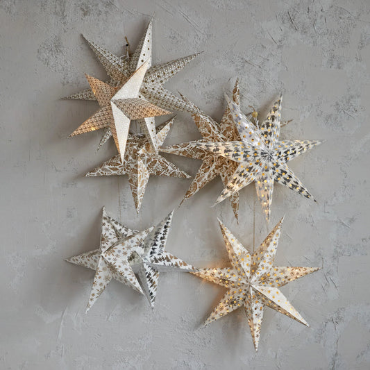 LED Paper Star Ornament