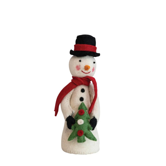 Wool Felt Snowman 