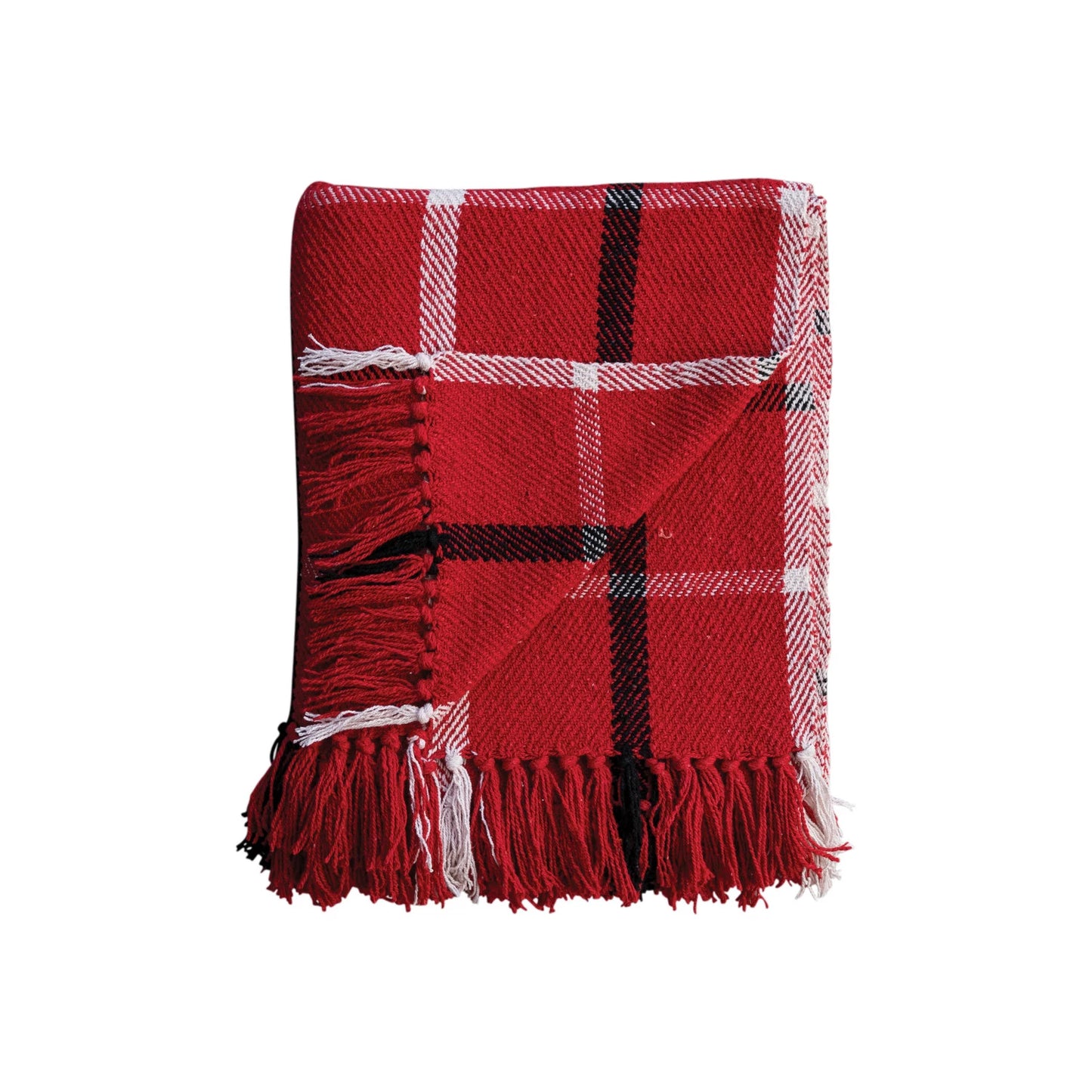 Christmas Plaid Throw