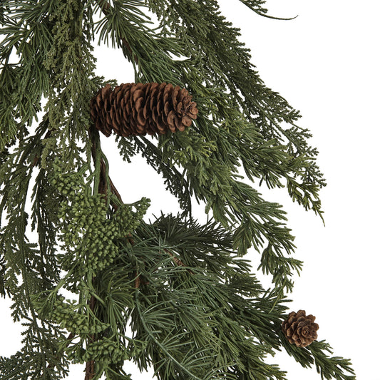 Faux Spruce + Pine Garland