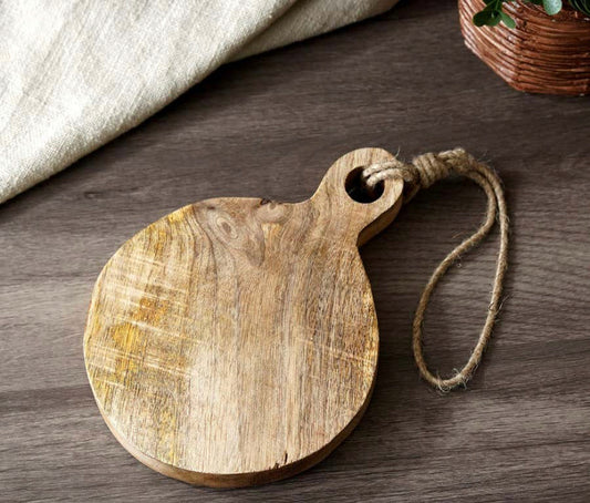 Round Wood Trivet