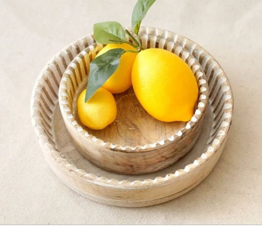 Carved Wood Bowls