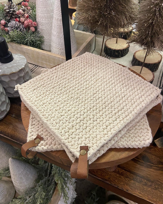 Pot Holder - Cream