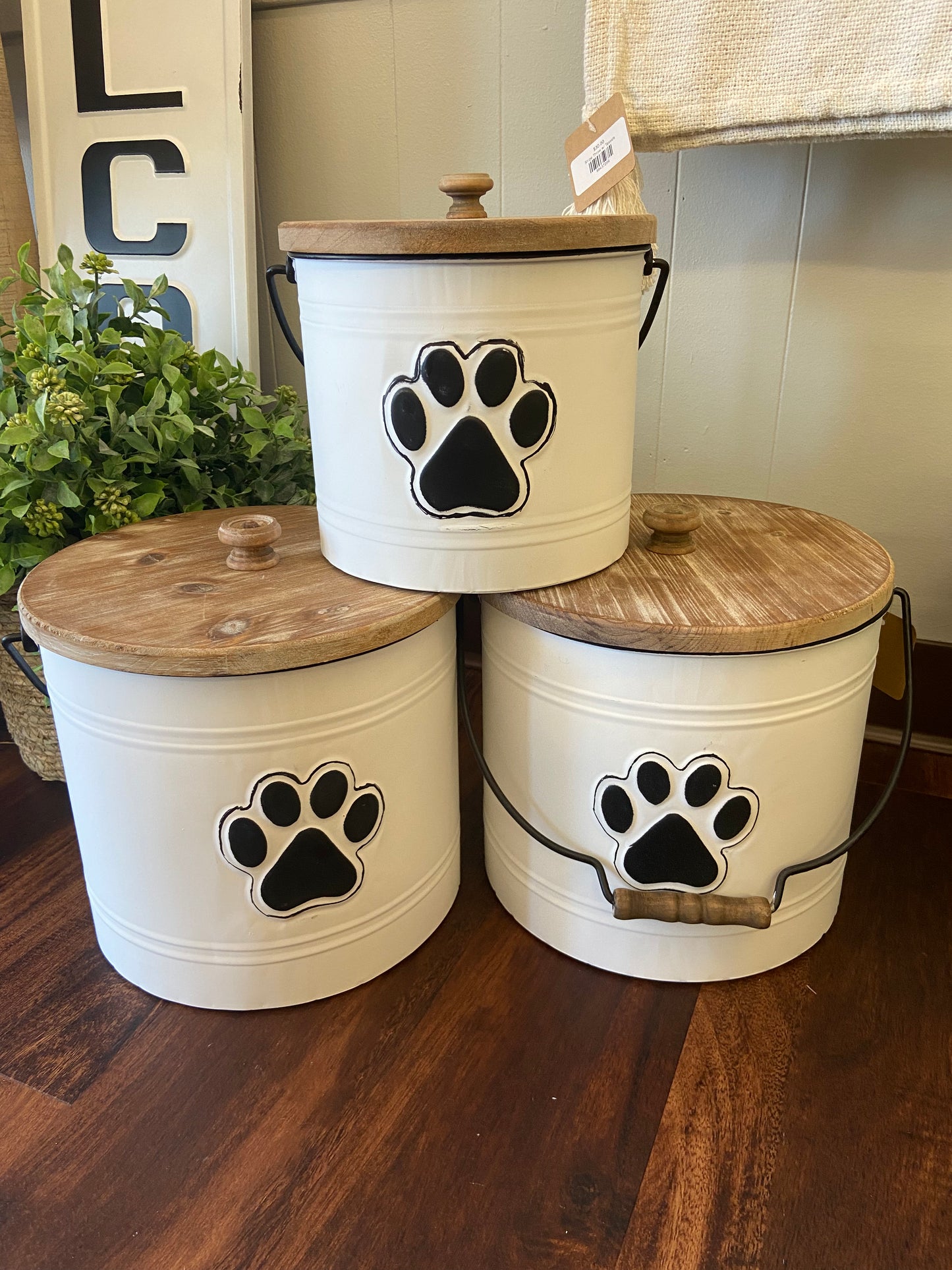 Paw Print Canister