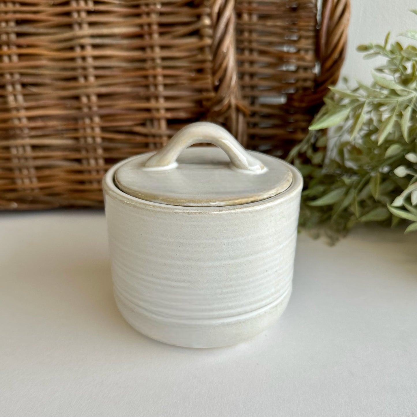 Ceramic Canister with Lid