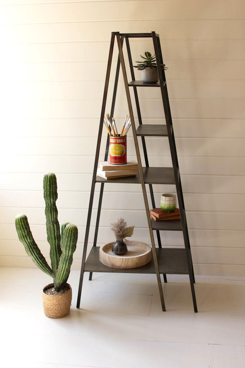 Metal Ladder Shelf