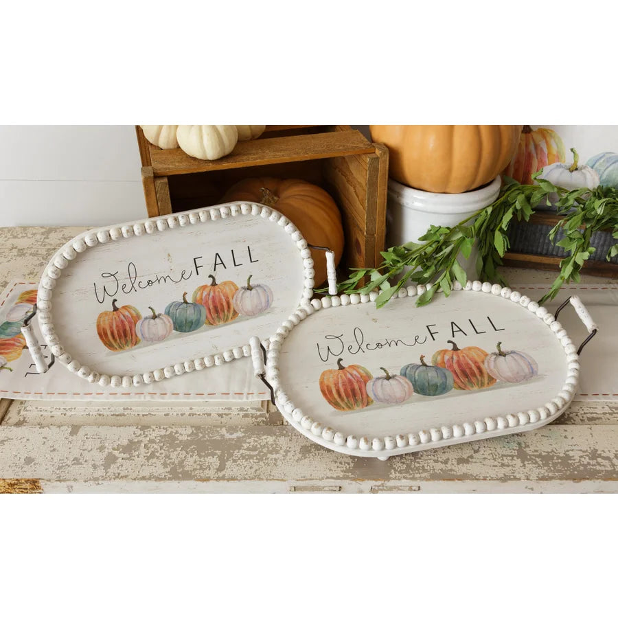Welcome Fall Tray