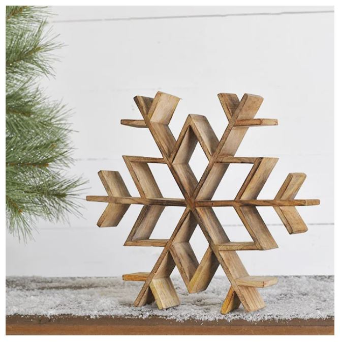 Wood Snowflake